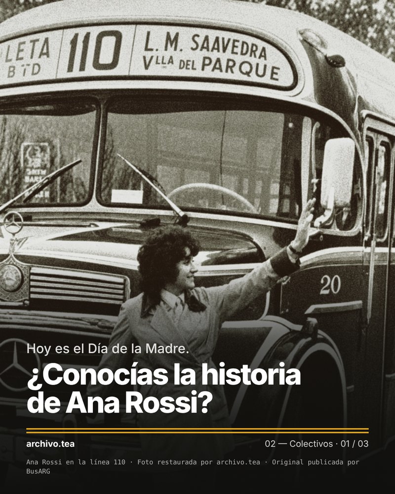 Día de la Madre: Ana Rossi · placa 1